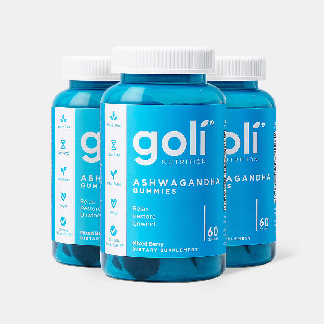 Gummies Ashwagandha & Vitamine D Essentiels Bio | KSM-66®, Vegan, Zéro Gélatine & Sans Gluten (Baies Mélangées)