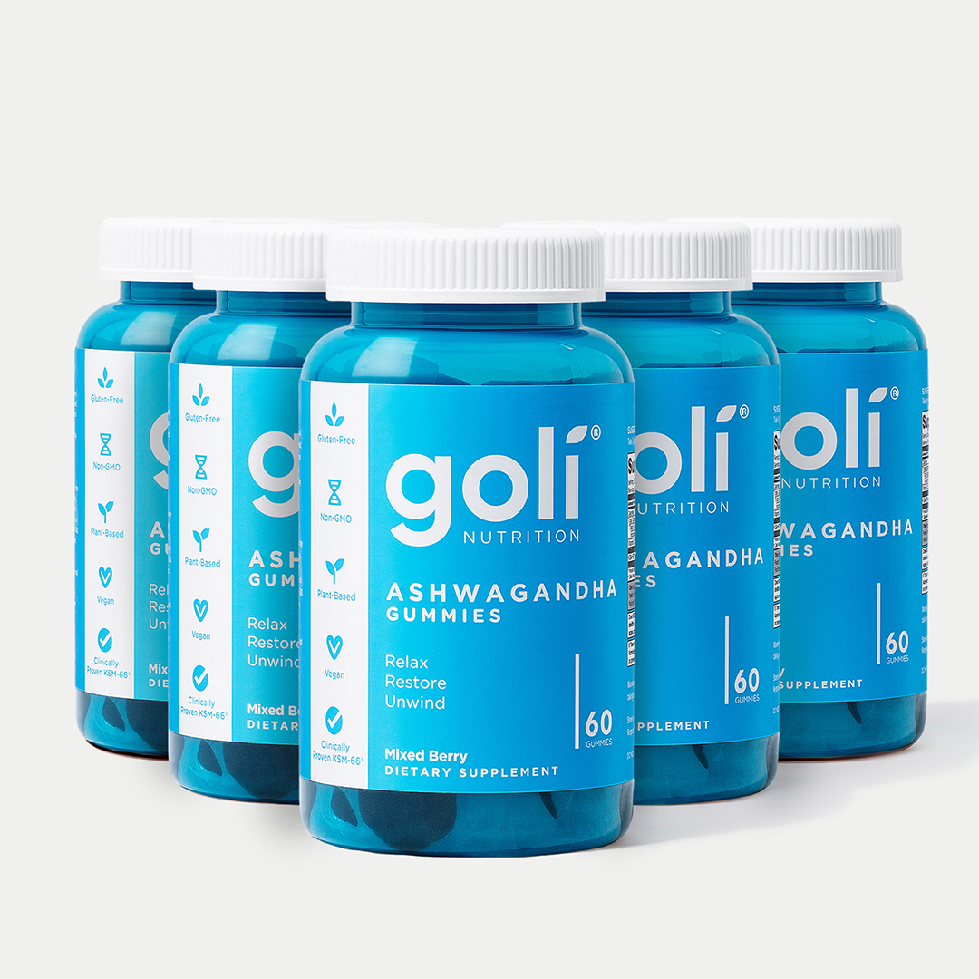 Gummies Ashwagandha & Vitamine D Essentiels Bio | KSM-66®, Vegan, Zéro Gélatine & Sans Gluten (Baies Mélangées)