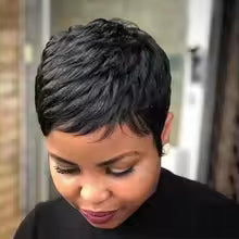 Short Human Hair Pixie