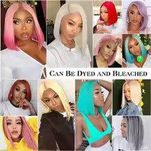 Vietnamese Kim SDD Straight Lace Frontal Bob Wig